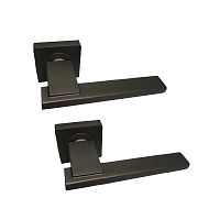 Ручки на розеті KEDR R08.142-AL Graffit графіт